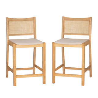 Thumbnail 1: Linon Linon Bauer 2 Pc. Cane Counter Stool Set  