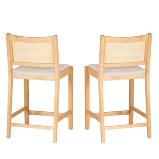 Thumbnail 2: Linon Linon Bauer 2 Pc. Cane Counter Stool Set  