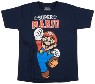 Thumbnail 1: Super Mario Little Boys Short Sleeve Mario Graphic Tee 