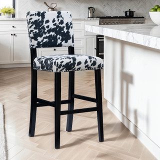 Thumbnail 5: Linon Linon Corey Udder Madness Bar Stool 
