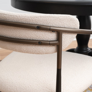 Thumbnail 5: Linon Linon Bonlyn 2 Pc. Metal Upholstered Dining Chairs Set 