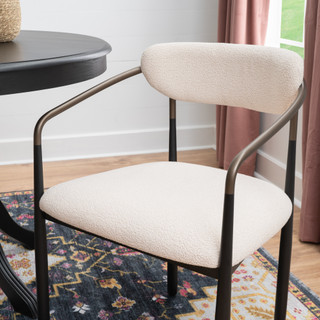 Thumbnail 6: Linon Linon Bonlyn 2 Pc. Metal Upholstered Dining Chairs Set 