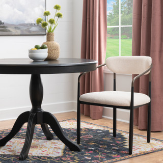 Thumbnail 8: Linon Linon Bonlyn 2 Pc. Metal Upholstered Dining Chairs Set 