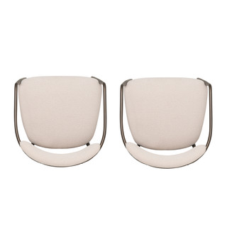 Thumbnail 12: Linon Linon Bonlyn 2 Pc. Metal Upholstered Dining Chairs Set 