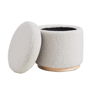 Thumbnail 4: Linon Linon Blanche Storage Ottoman  