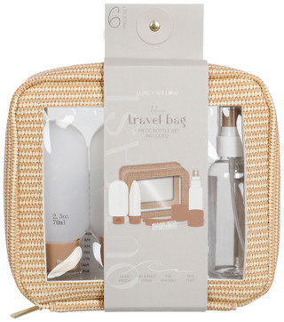 Thumbnail 1: LUXE + WILLOW 6 Pc Deluxe Travel Bag Set 