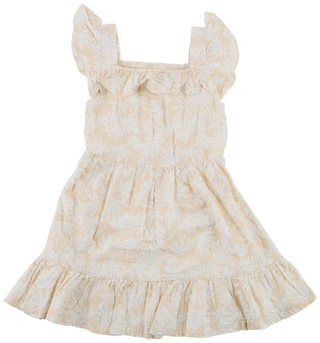 Thumbnail 1: Little Lass Little Girl's Ruffle Sleeve Print Dress 