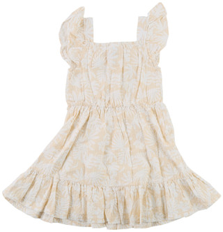 Thumbnail 2: Little Lass Little Girl's Ruffle Sleeve Print Dress 