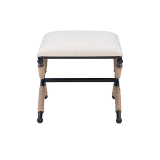 Thumbnail 4: Linon Linon Ashburn Campaign Accent Stool 