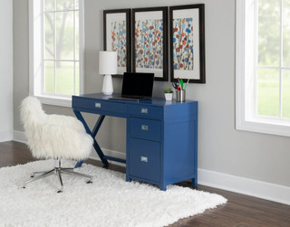 Thumbnail 5: Linon Linon Peggy Side Storage Desk  