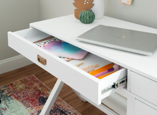 Thumbnail 9: Linon Linon Peggy Side Storage Desk  