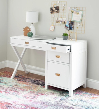 Thumbnail 10: Linon Linon Peggy Side Storage Desk  