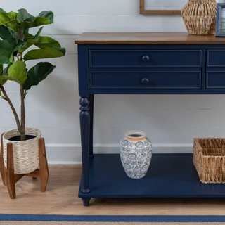 Thumbnail 6: Linon Linon Aster 48 in. 2 Drawer Storage Shelf Buffet  