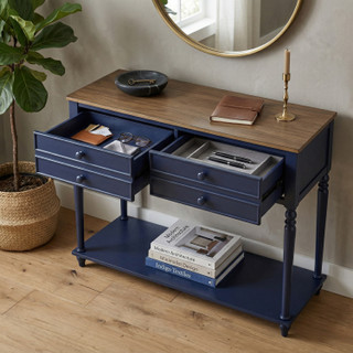 Thumbnail 10: Linon Linon Aster 48 in. 2 Drawer Storage Shelf Buffet  
