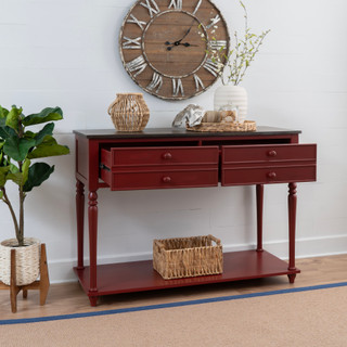 Thumbnail 2: Linon Linon Aster 48 in. 2 Drawer Storage Shelf Buffet  