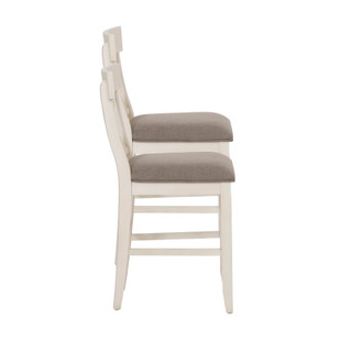 Thumbnail 6: Linon Linon Belsey 2 Pc. Counter Stool Blue Set  