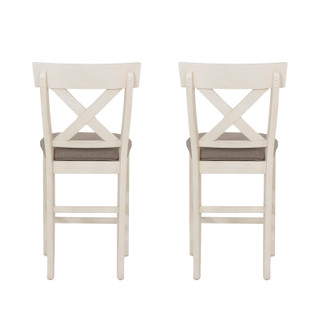 Thumbnail 7: Linon Linon Belsey 2 Pc. Counter Stool Blue Set  
