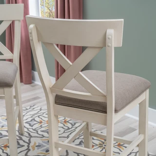 Thumbnail 9: Linon Linon Belsey 2 Pc. Counter Stool Blue Set  