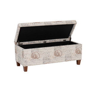 Thumbnail 5: Linon Linon Carmen Swirl Storage Ottoman 
