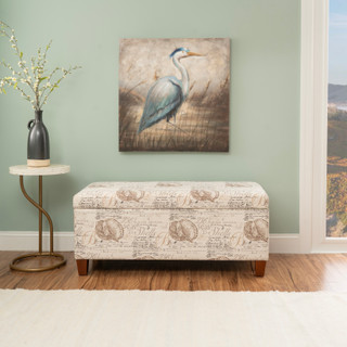 Thumbnail 16: Linon Linon Carmen Swirl Storage Ottoman 