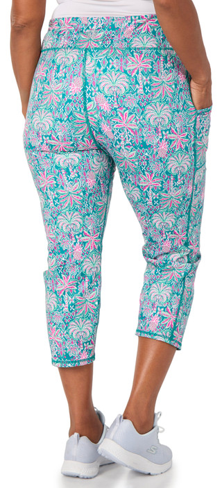 Thumbnail 2: Brisas Plus Active Printed Capris 
