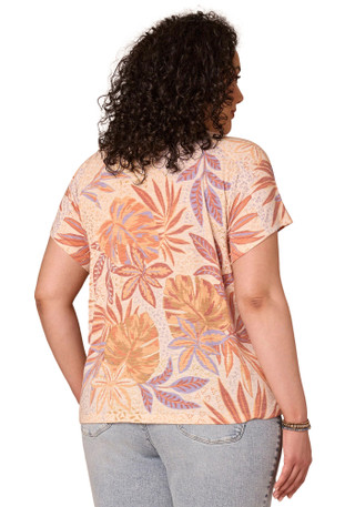 Thumbnail 2: Democracy Plus Short Sleeve Print Boyfriend Tee 