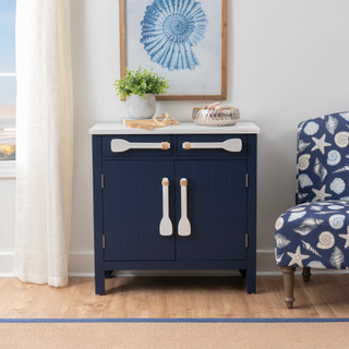 Thumbnail 2: Linon Linon Coralie 2 Door Paddle Cabinet 