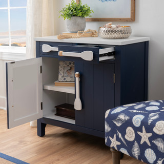 Thumbnail 7: Linon Linon Coralie 2 Door Paddle Cabinet 