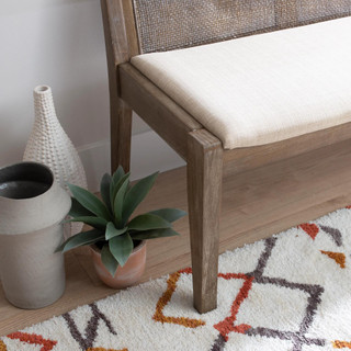 Thumbnail 7: Linon Linon Bauer Claudette Cane Bench 