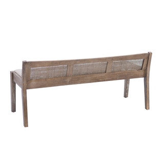 Thumbnail 8: Linon Linon Bauer Claudette Cane Bench 