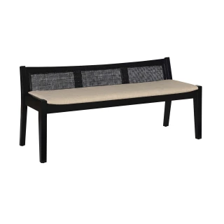 Thumbnail 1: Linon Linon Bauer Claudette Cane Bench 