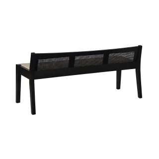 Thumbnail 6: Linon Linon Bauer Claudette Cane Bench 