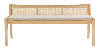 Thumbnail 3: Linon Linon Bauer Claudette Cane Bench 