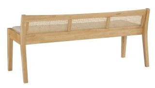 Thumbnail 4: Linon Linon Bauer Claudette Cane Bench 