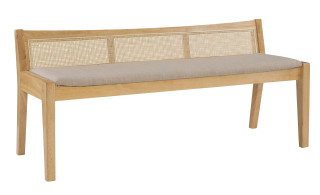 Thumbnail 1: Linon Linon Bauer Claudette Cane Bench 