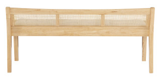 Thumbnail 9: Linon Linon Bauer Claudette Cane Bench 