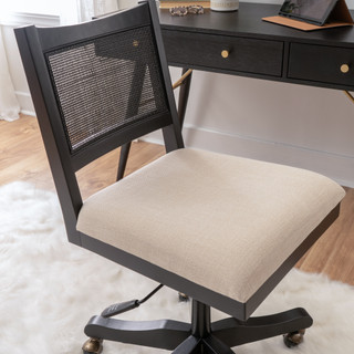 Thumbnail 7: Linon Linon Bauer Swivel Office Chair 