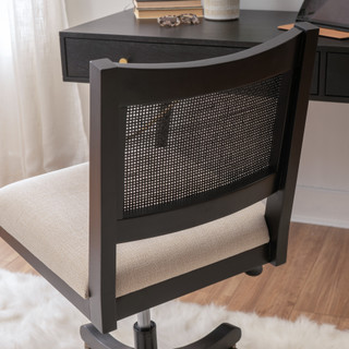 Thumbnail 10: Linon Linon Bauer Swivel Office Chair 