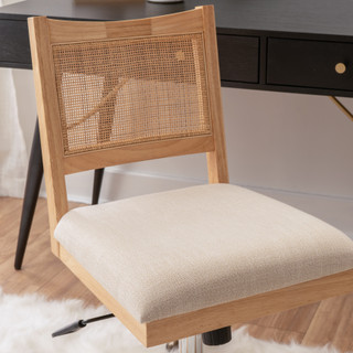 Thumbnail 4: Linon Linon Bauer Swivel Office Chair 
