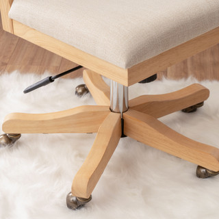 Thumbnail 5: Linon Linon Bauer Swivel Office Chair 