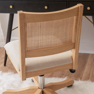 Thumbnail 12: Linon Linon Bauer Swivel Office Chair 