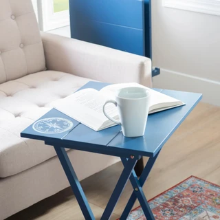 Thumbnail 10: Linon Linon Compass Tray Table Set 