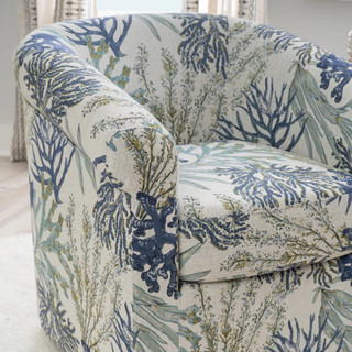Thumbnail 6: Linon Linon Bonnie Swivel Club Chair 