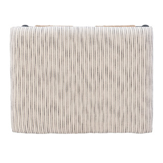 Thumbnail 2: Linon Linon Ashburn Campaign Striped Accent Stool 