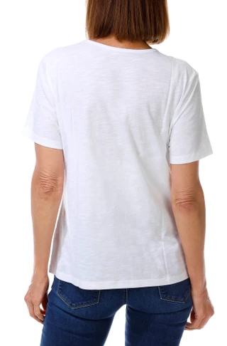 Thumbnail 3: Coral Bay Petite Short Sleeve Crew Neck Parrot Bling Tee 