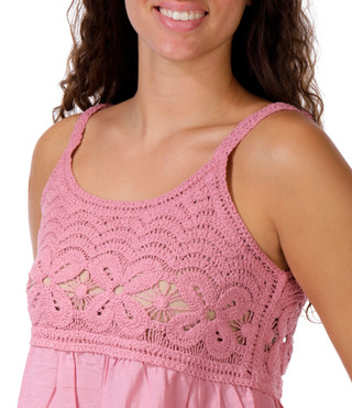 Thumbnail 2: Sagebrook Home Juniors Crochet Peplum Tank 