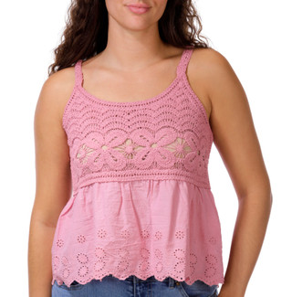 Thumbnail 1: Sagebrook Home Juniors Crochet Peplum Tank 