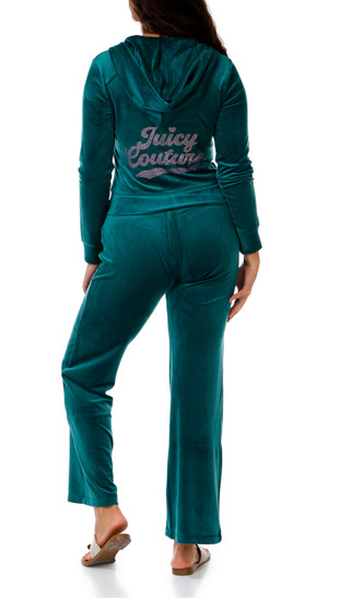 Thumbnail 2: Juicy Couture Juniors 2 Pc Velour Tracksuit Set 