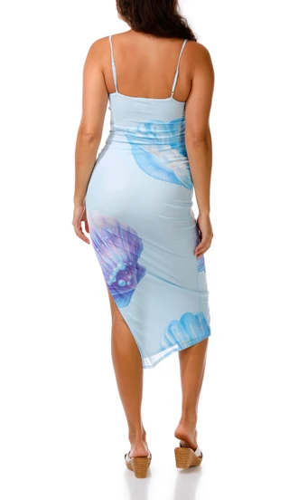 Thumbnail 3: Derek Heart Juniors' Sleeveless Mesh Maxi Dress 