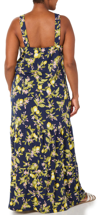 Thumbnail 2: HARLOW & ROSE Plus Short Sleeve Maxi Dress 